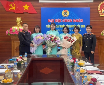 Viện KSND các huyện Sóc Sơn và Thanh Oai tổ chức Đại hội công đoàn lần thứ...